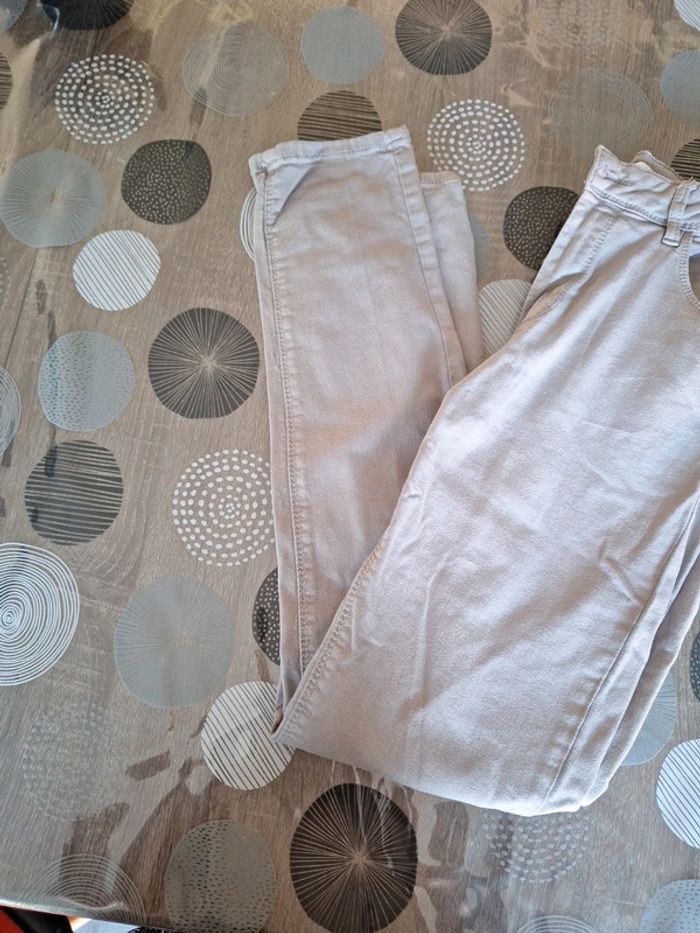 Pantalon gris cache cache taille 40 - photo numéro 2