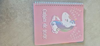 Cahier de texte licorne