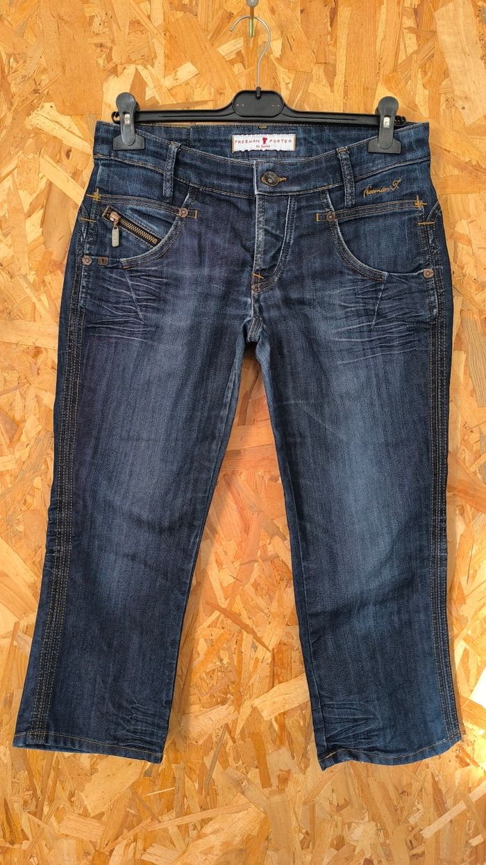 Freeman T.Porter jean pantacourt femme L/40