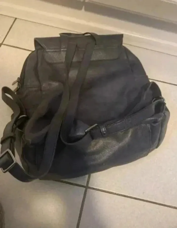 Sac à dos sac à main Marine femme hexagona Haut 37 Larg 33 - photo numéro 2