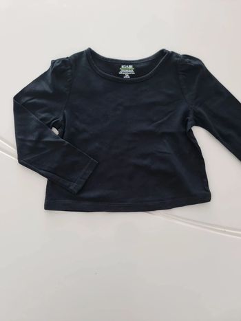 T-shirt noir Uni