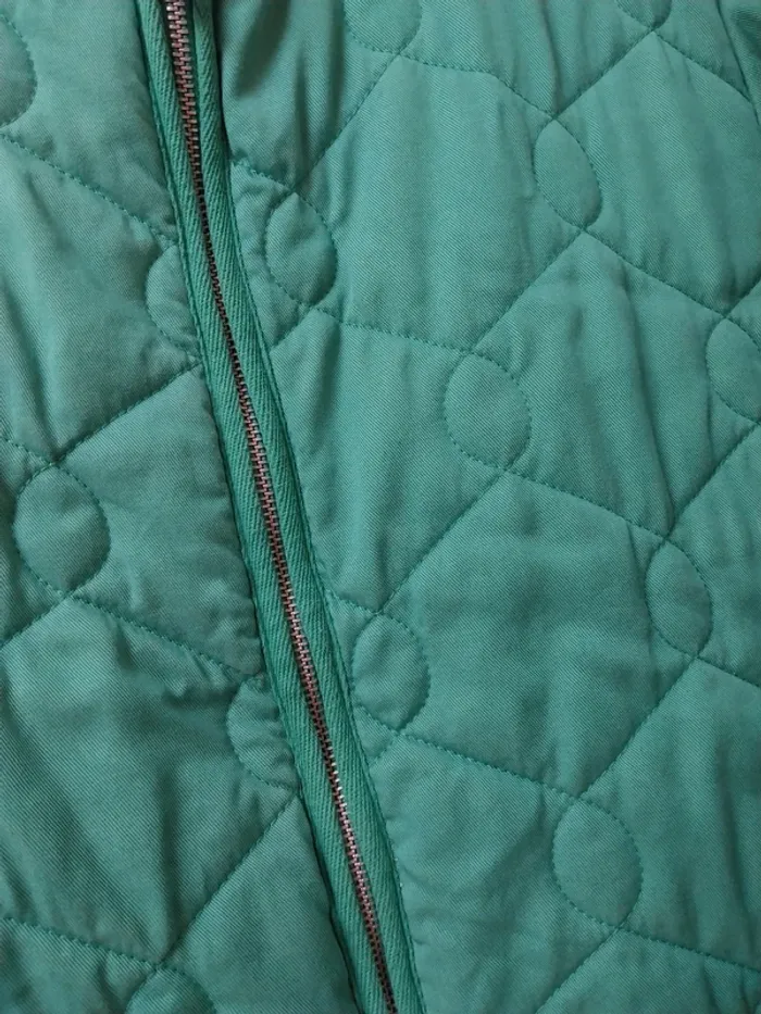 Veste matelassée verte Kiabi 36 - photo numéro 4