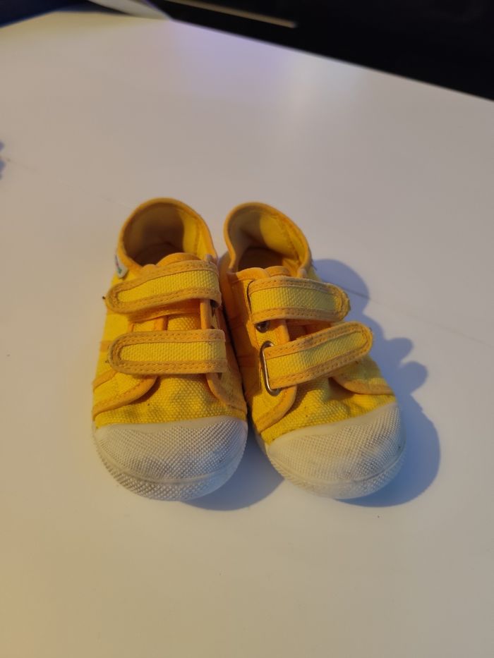 Baskets en toile mixte 25