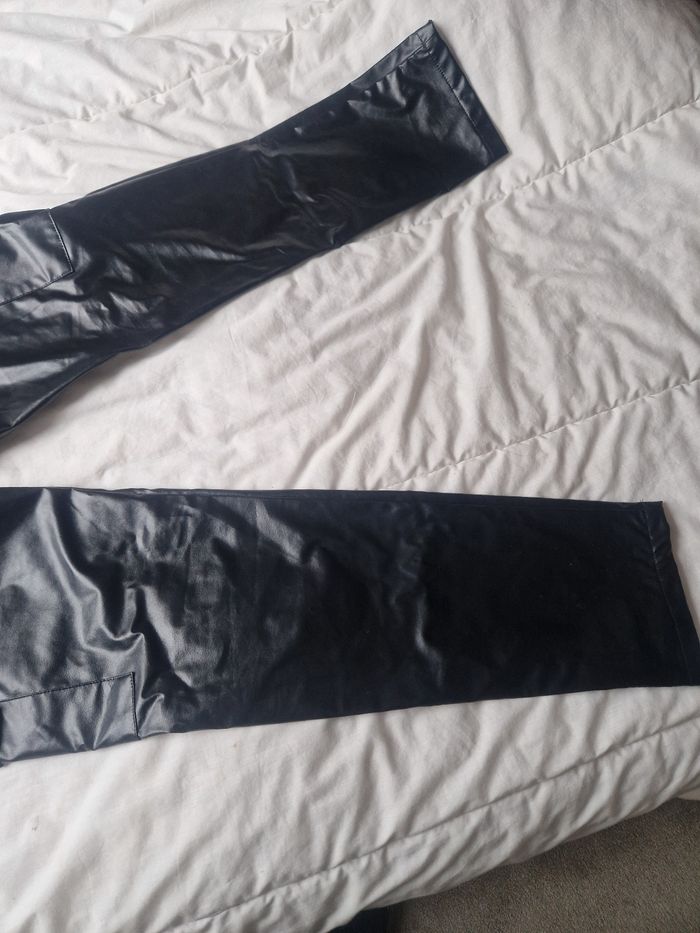 Pantalon cargo simili cuir homme - photo numéro 6