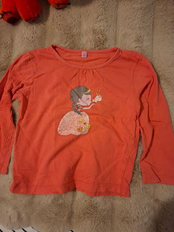 T-shirt motif princesse - 3 ans