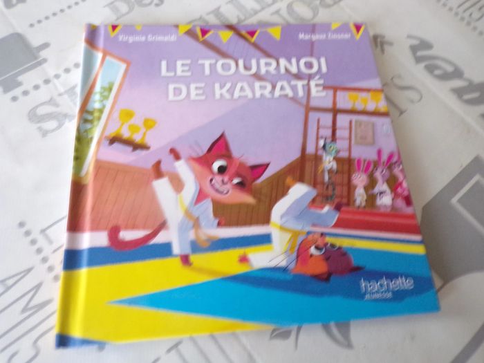 Livre  macdo  Le tournoi de karaté esprit sportif Virginie Grimaldi