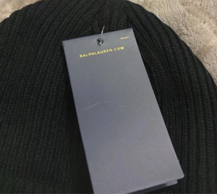 Bonnet Ralph Lauren Noir Neuf avec étiquette - photo numéro 5