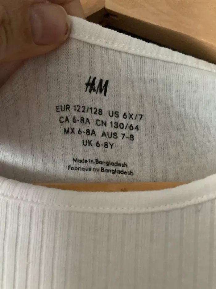 H&M petite robe blanche taille 7-8 ans - photo numéro 5