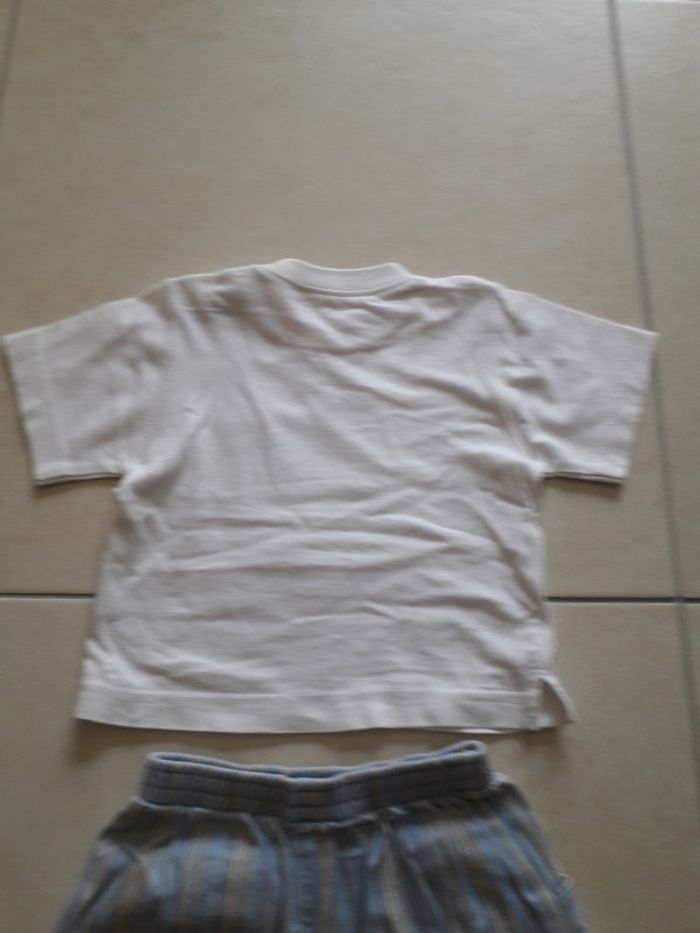 Ensemble t-shirt + short - 6 mois - photo numéro 5