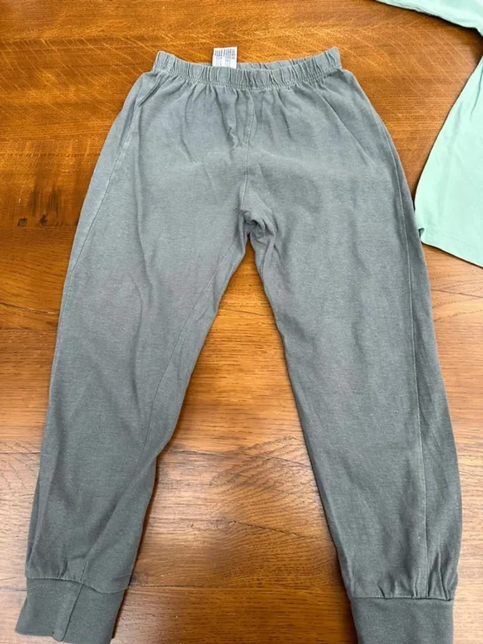 Pyjama zeeman vert et gris fin 2-4 ans - photo numéro 3