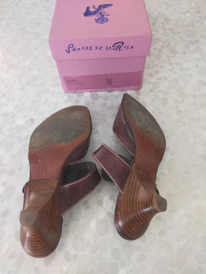 Chaussures à talons Sanche de la Rosa t 36 - photo numéro 11