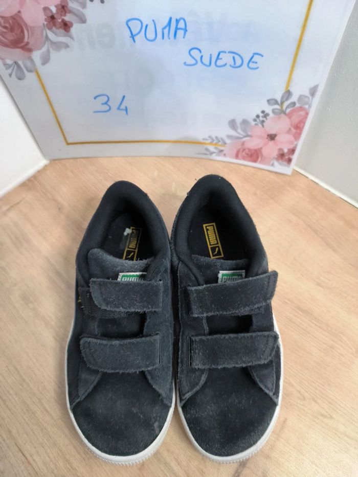 Basket Puma Suède T34 noir - photo numéro 6
