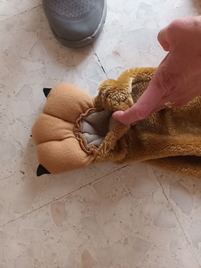 Déguisement kangourou combinaison 8 ans neuf peluche marron - photo numéro 3