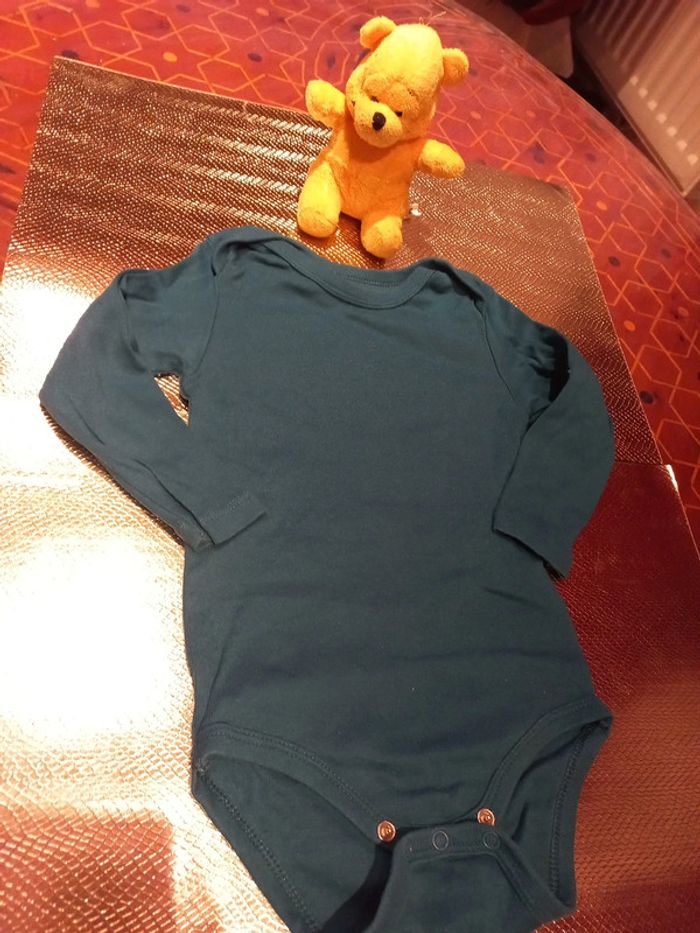 Beau body turquoise foncé mixte 18 mois