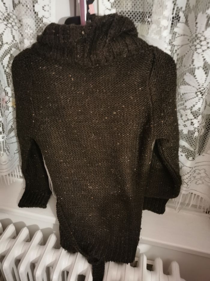 Gilet à boutons avec ceinture - photo numéro 2