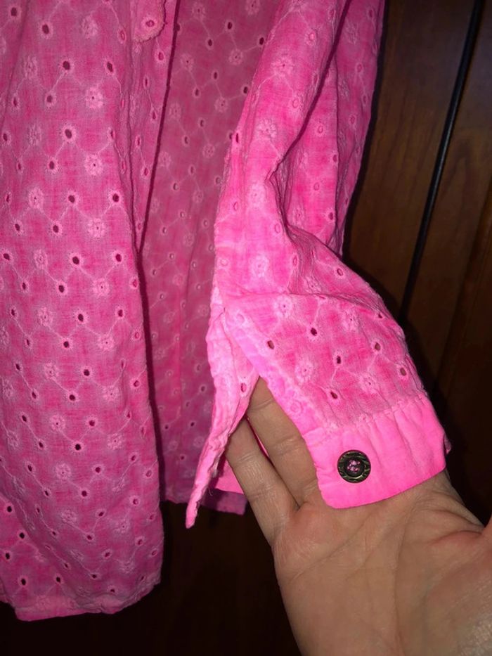 Blouse manches longues rose April Vintage - photo numéro 4