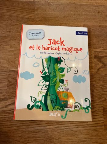 Livre J’apprends à lire Jack et le haricot magique