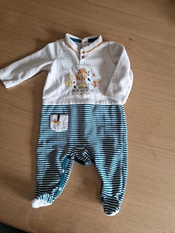 Pyjama velour sergent major