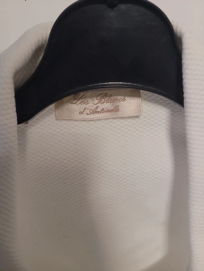 Gilet bolero classe blanc - photo numéro 2