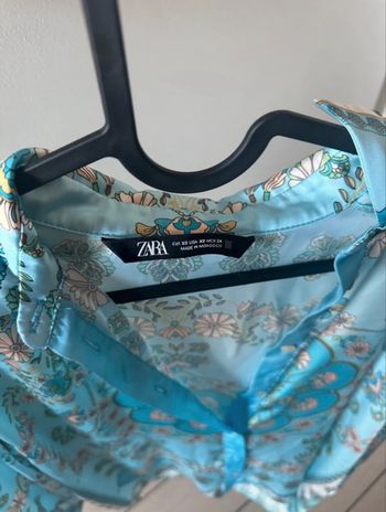 Chemise en satin Zara
