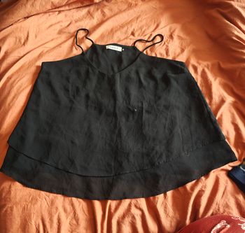 Débardeur noir taille M