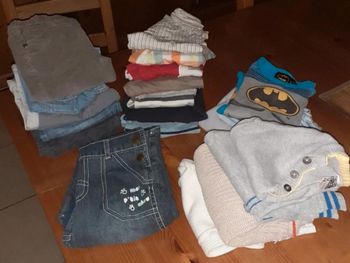 Lot 20 vêtements chauds garçon 12 mois