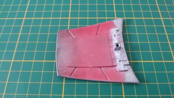 Capot avant pièce détachée miniature Bburago burago Porsche 911 Carrera 1993 rouge 1/18 1/18e 1/18èm