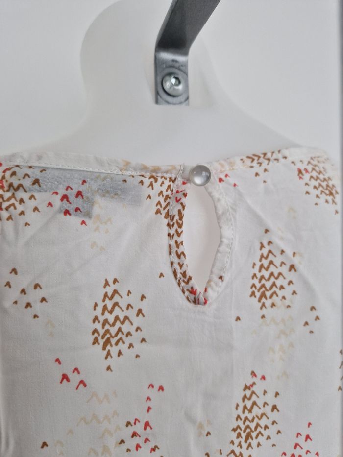 Haut blanc à motif coeurs envolés, Bermudes - photo numéro 6