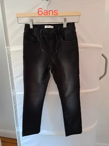 Jeans noir garçon
