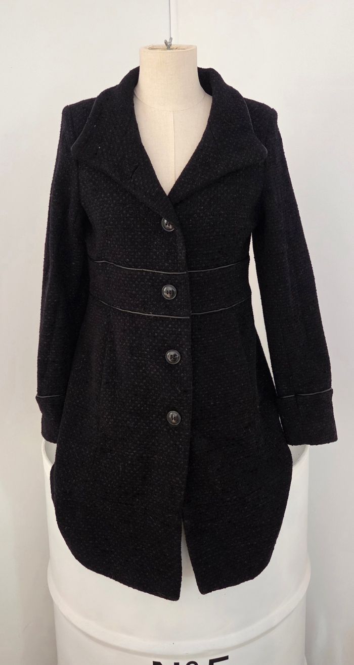 Manteau Lener Cordier laine – coupe cintrée élégante – fabrication française – taille 38