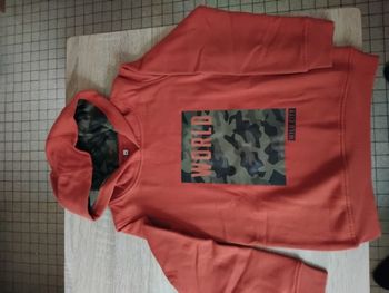 Sweat a capuche manche longue 8ans neuf