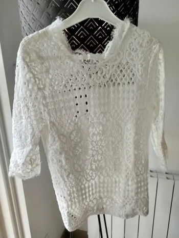 #chemise#motif dentelle