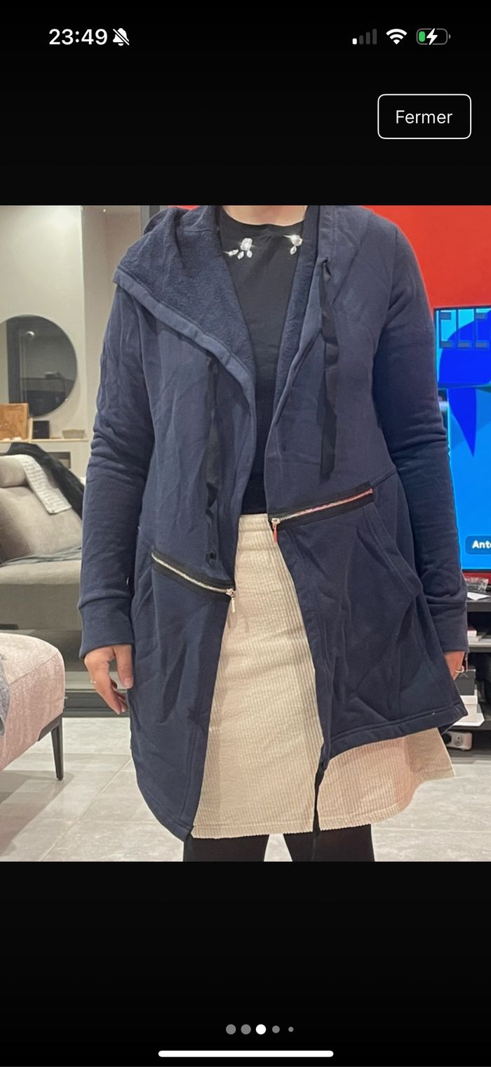 Veste longue poupée de soie - photo numéro 2