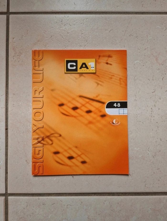 Neuf cahier de musique