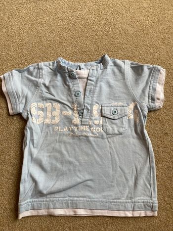 T-shirt manches courtes garçon 12 mois