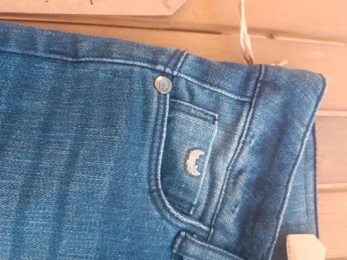 Pantacourt en jean Kaporal taille 12ans - photo numéro 3