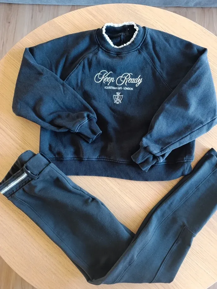 Ensemble Zara 11/12 ans pantalon et sweat - photo numéro 2