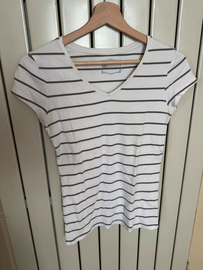 T shirt rayé vintage S
