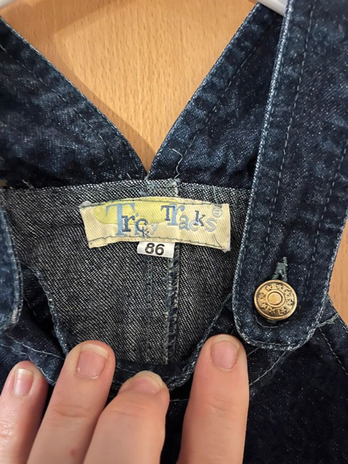 Robe en jeans « 2 » et tee shirt « petits cœurs » taille 2 ans - photo numéro 8