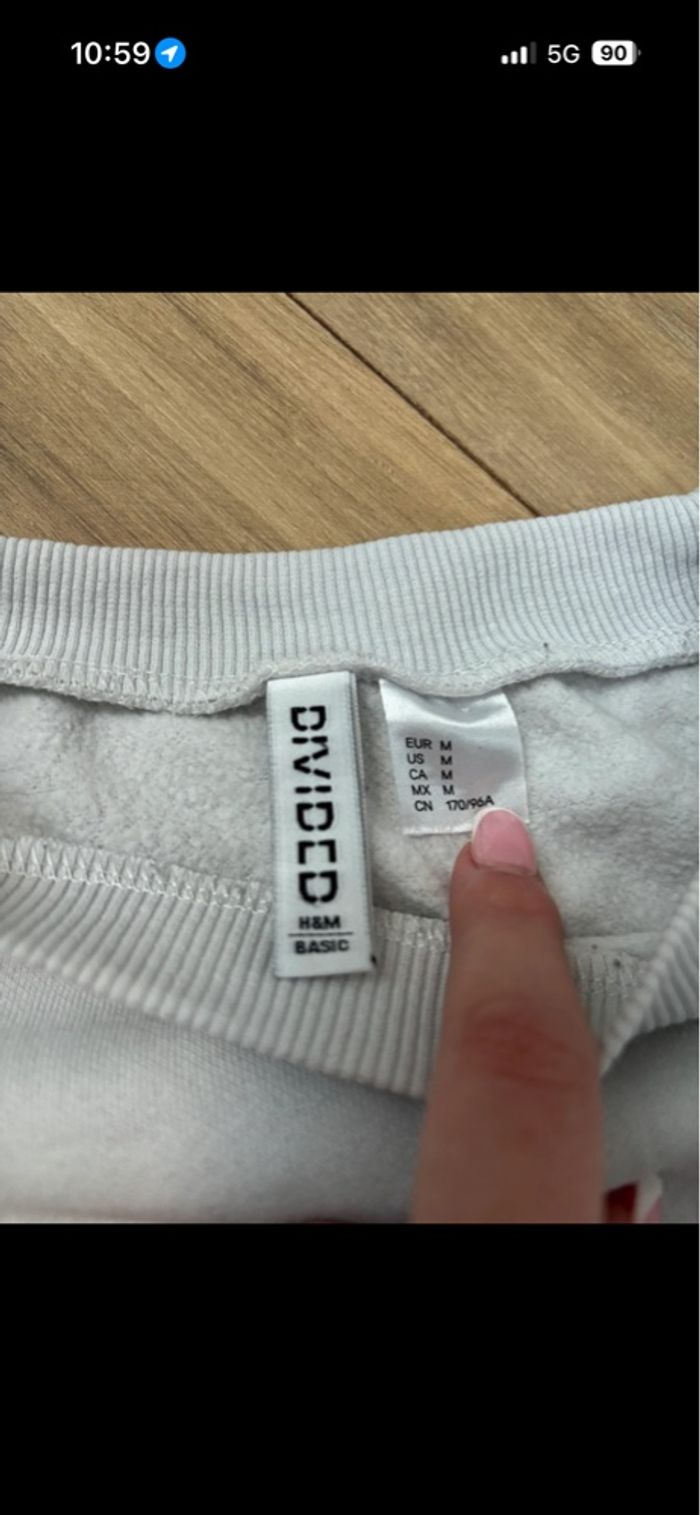 Pull blanc H&M - photo numéro 2