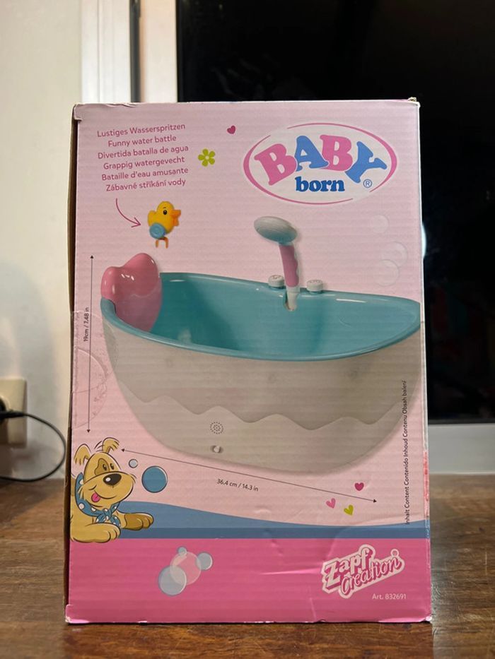 Baignoire Baby Born Zapf Création 43 cm - photo numéro 3