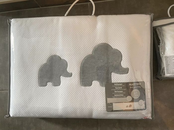 Tour de lit éléphant « Tembo » de #Nattou