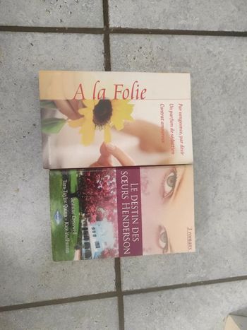 Lot de deux livres harlequin