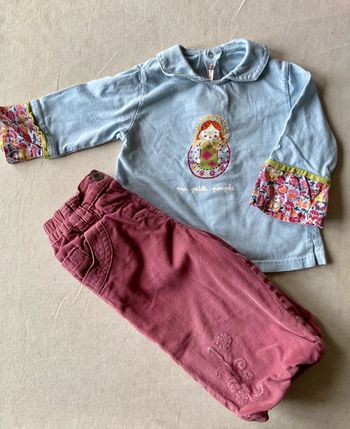 Ensemble catimini matriochka et Tao 12 mois hiver