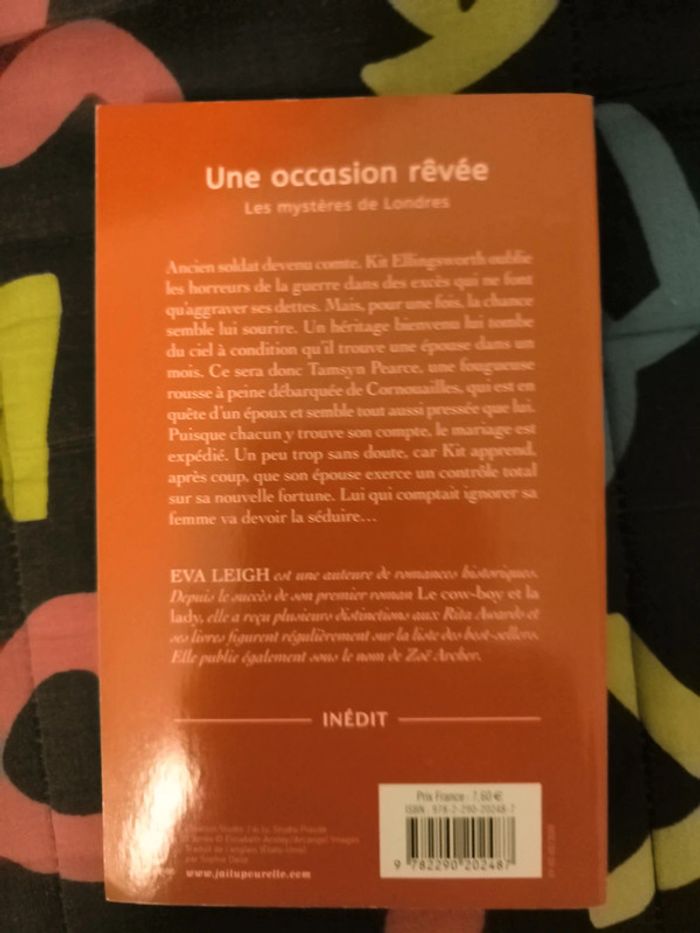 Saga les mystères de Londres. Une occasion rêvée. Eva leigh - photo numéro 2
