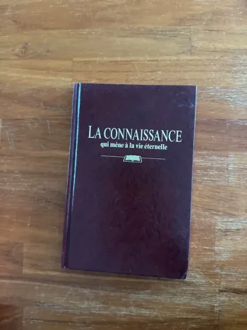 Livre la connaissance qui mène à la vie éternelle