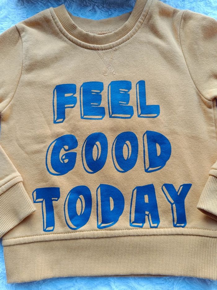 Sweat Garçon 3 ans Feel good today Tissaia - photo numéro 5