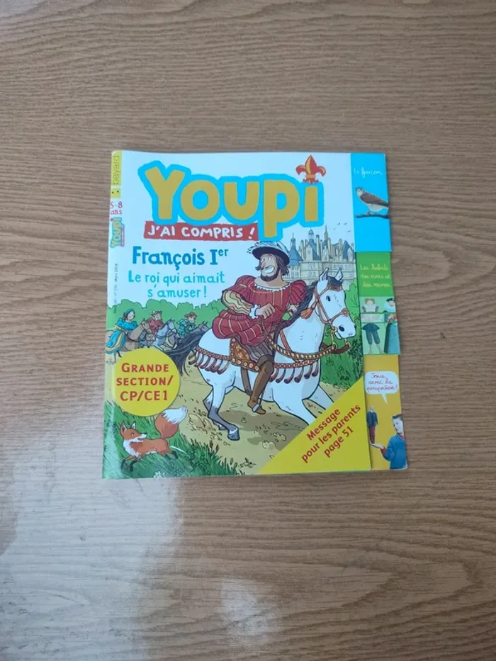 Livre youpi François 1er