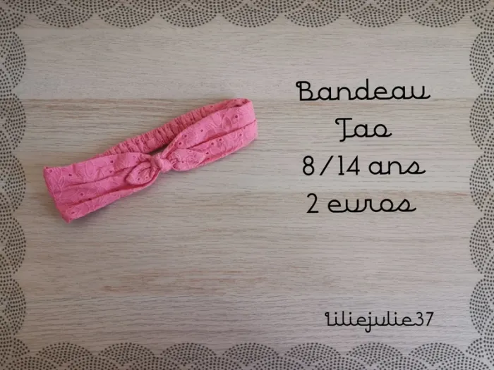 Bandeau Tao 8/14 ans