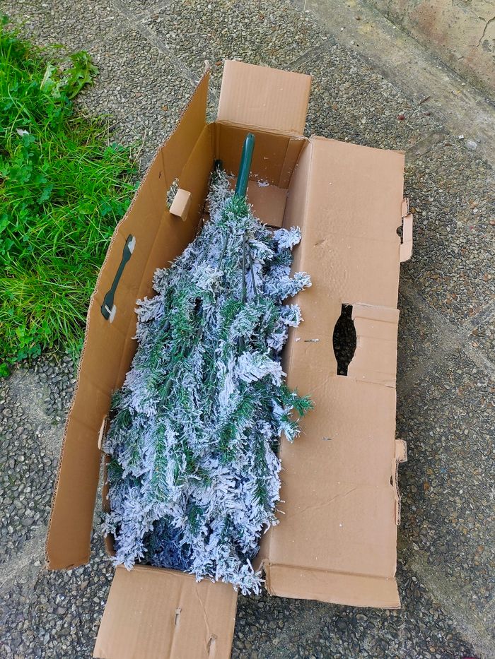 Sapin de Noël floquer - photo numéro 4